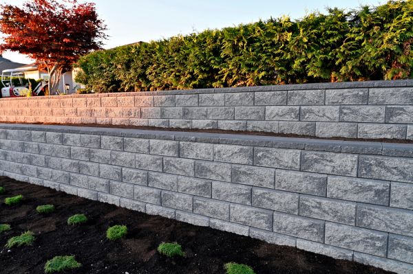 Concrete Retaining Wall Installation in Lubbock