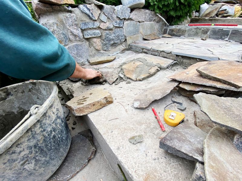 Patio Installation detail