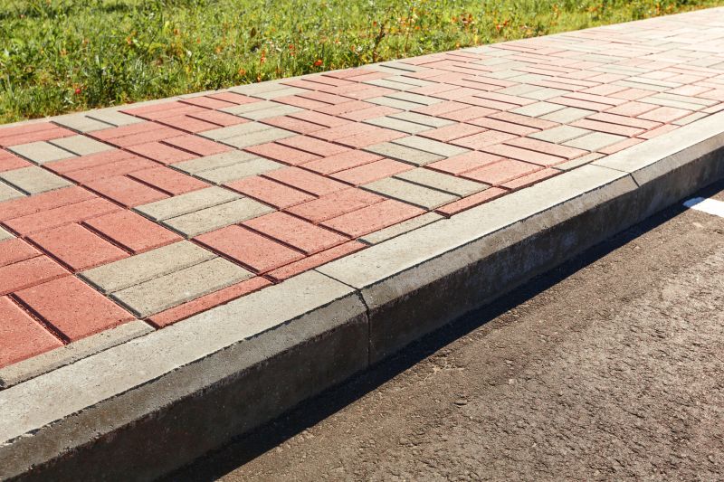 Walkway Curb Installation